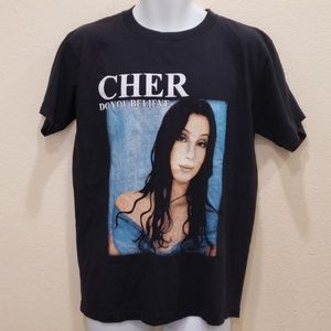 Vintage 1999 Cher Do You Believe Black Tour TShirt